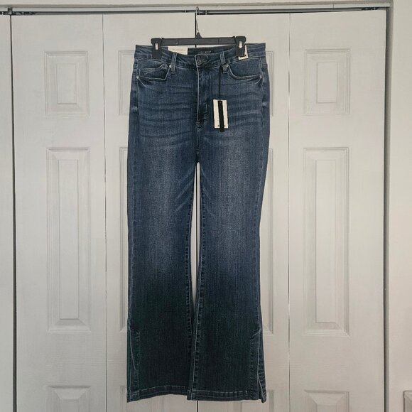 Judy Blue Highwaist Jeans with Side Slit - Picture 1 of 6
